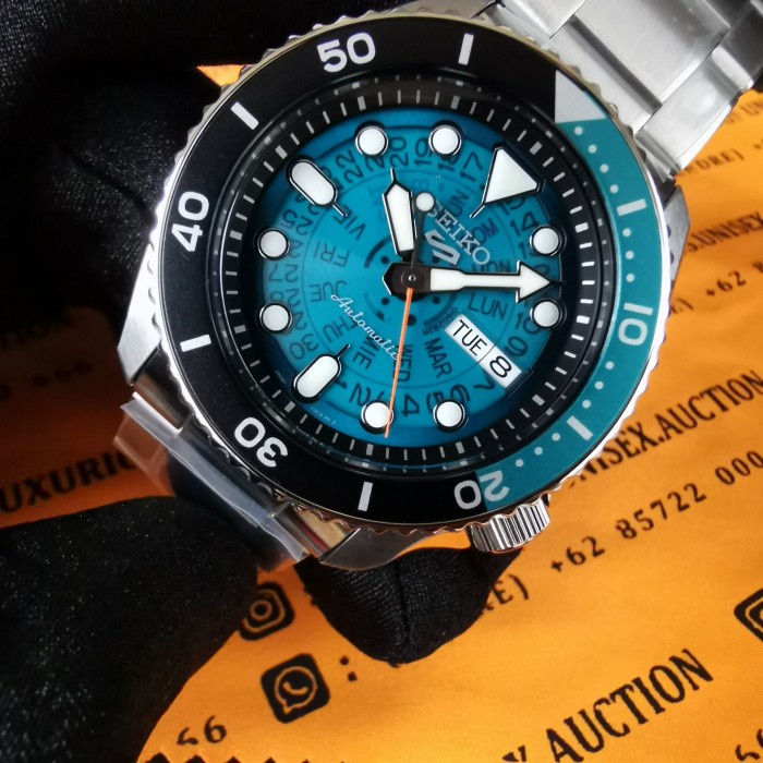 ✅Ori Seiko Sonar Green Dial Srpj45 Srpj45K Srpj45K1 Automatic Skeleton Terbatas