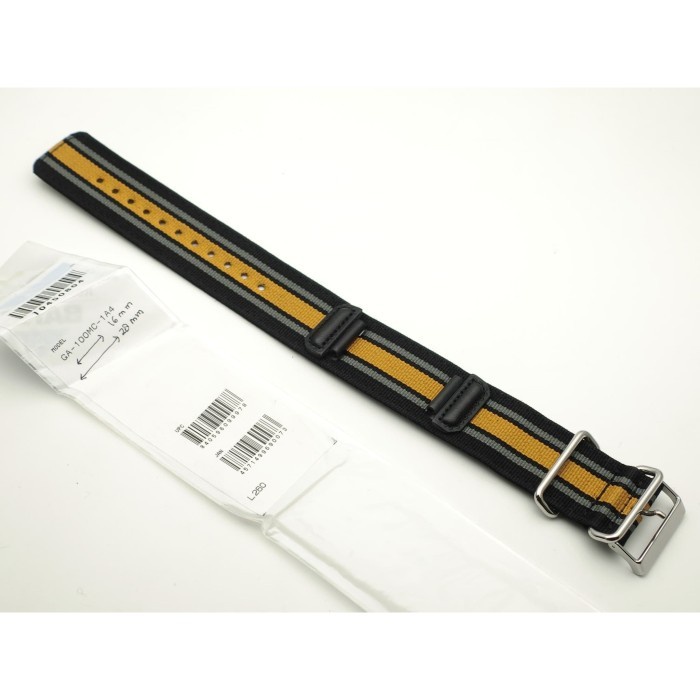 ✅Ori Tali Strap Casio Original Ga-100Mc-1A4 Ga-100Mc Ga-100 Kanvas Bisa Gojek
