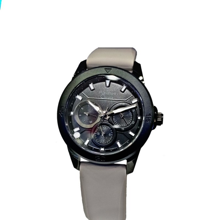 ✅New Jam Tangan Wanita Alexandre Christie Ac 2967 Original Grey Hitam Berkualitas