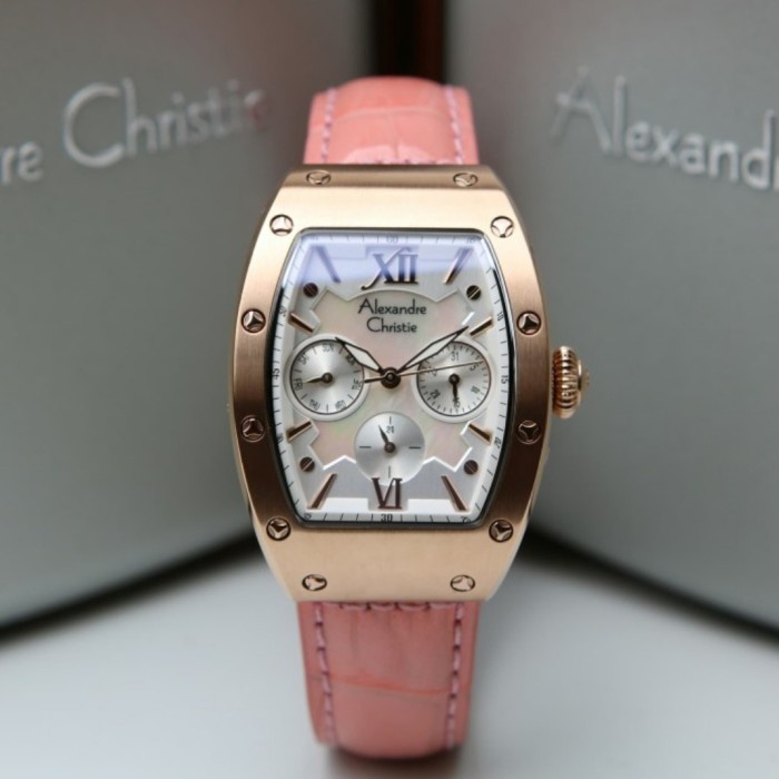✅Baru Alexandre Christie Ac 2780 Rosegold Pink Ac2780 Wanita Original Bisa Gojek