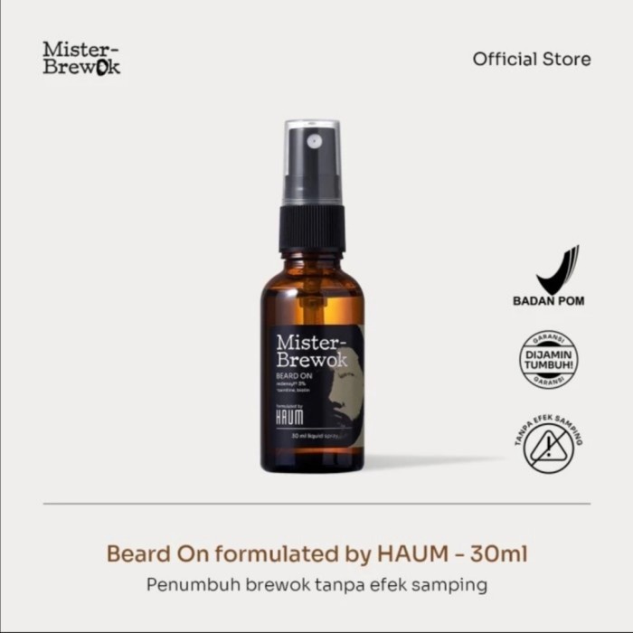 Promo Misterbrewok Beard On Redensyl+ Lclt Penumbuh Brewok