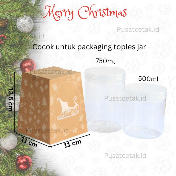 

Kotak Toples Jar Box Hampers Kue Kering Packaging Natal Christmas 037