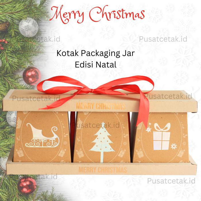 

Kotak Toples Jar Box Hampers Kue Kering Packaging Natal Christmas 056