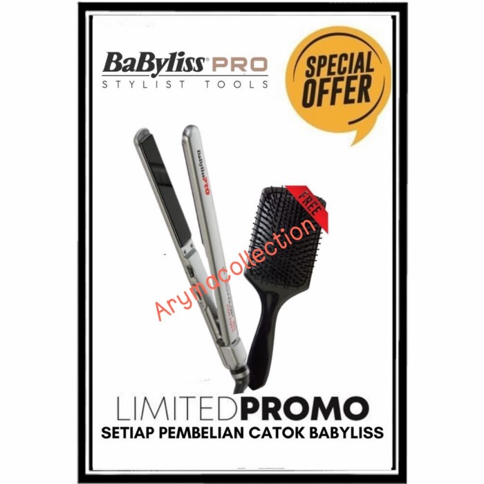 Catok Babyliss Pro Nano Titanium Silver 2072