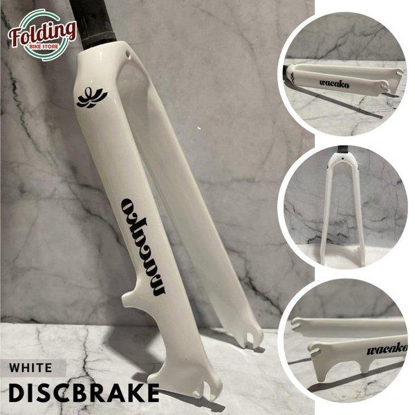 Fork Carbon Wacako - Karbon Sepeda 14inch 16inch 20inch 74mm 100mm Ubrake Discbrake Gust