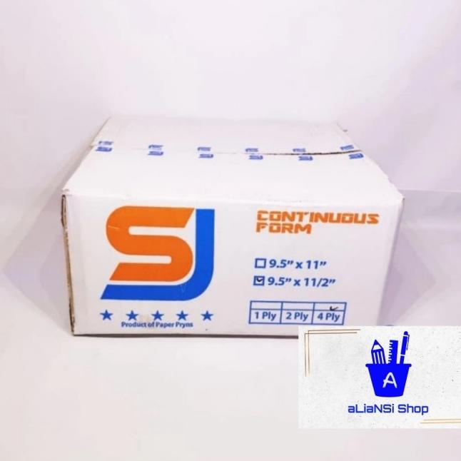 

Continuous Form 9,5" x 11"/2 (4 PLY) bagi 2 - merk SJ STANDAR PRS |Top|Best