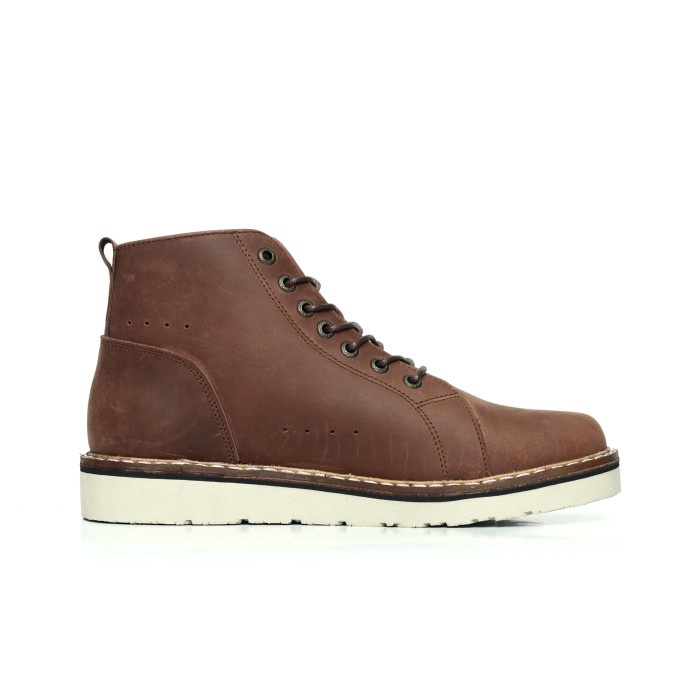 PROMO BRADLEYS FOOTWEAR - SEPATU BOOTS CASUAL PRIA KULIT ASLI CORDOVAN BROWN