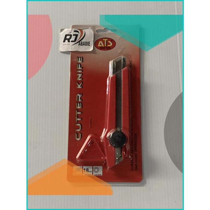 

Silet Cutter Knife Stopper + Pemotong Mata Pisau Cutter ATS 18mm 20JV