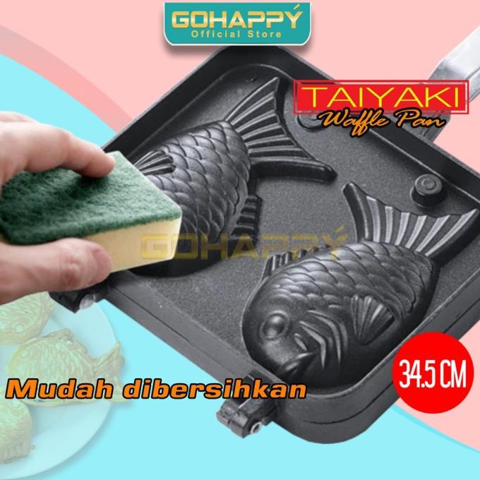 Cetakan kue Bungeoppang/ikan taiyaki japan Gohappy Creme'