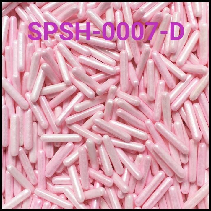 

BEST DEAL GR-SPSH-0007 SPRINKLES SPRINKLE SPRINKEL 500GR STIK STICK SILVER PINK !!!