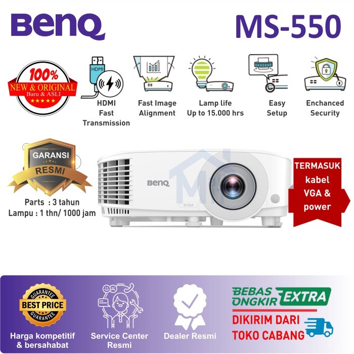 PROYEKTOR BENQ MS-550 BENQ MS550