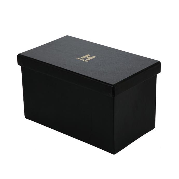 Hamlin Jumpt Topi Kupluk Beanie Hat Material Fleece Fabric - Black