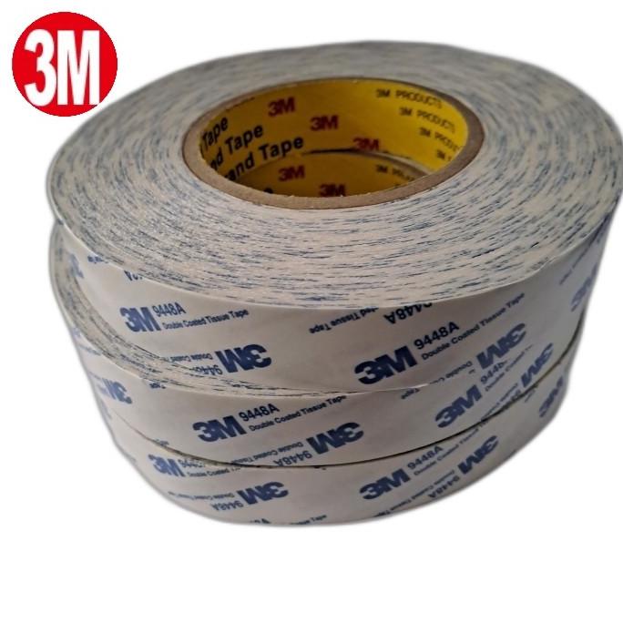 

3M Double Tape 9448A-White,Size:24Mm X 50 Mtr Kode 1