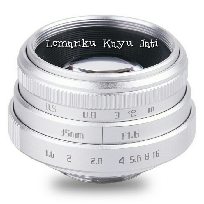 Lensa Mirrorless Fix Fujian 35mm f1.6Sony Canon Nikon Fujifilm Olympus
