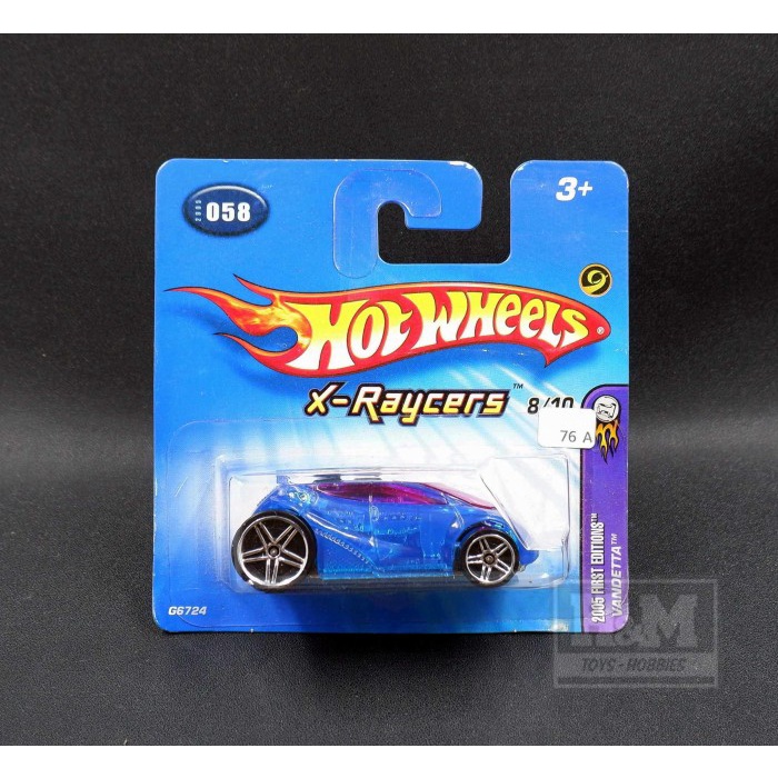 Hotwheels Vandetta X-Raycers Short Card- Kode 76A