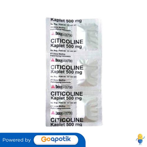 CITICOLINE OGB DEXA MEDICA 500 MG STRIP 6 KAPLET