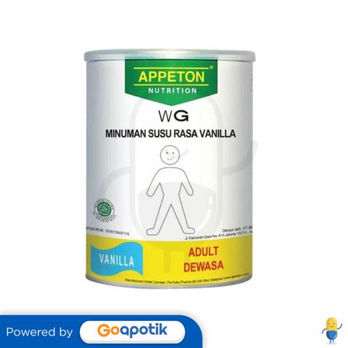 

APPETON WEIGHT GAIN DEWASA RASA VANILA 450 GRAM KALENG