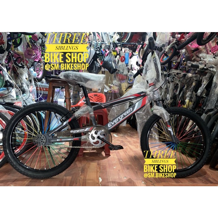 Promo Sepeda Bmx Evergreen B1 20 Inch Grey