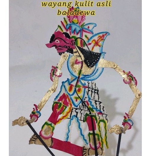 wayang kulit asli baladewa