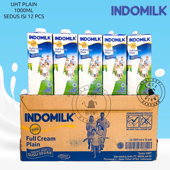 

Susu Uht Indomilk Full Cream Plain 1000Ml