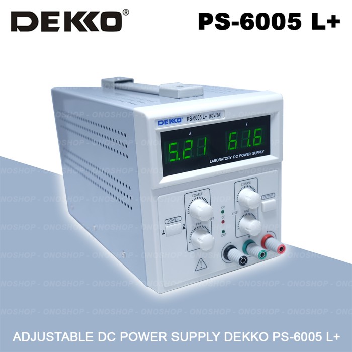 Dekko PS-6005 L+ Power Supply 300W DC Adjustable - 60V 5A