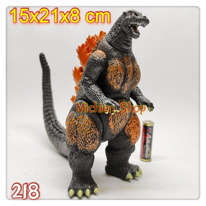 Mainan Godzilla Burning Monster Ultraman Series Figure Premium