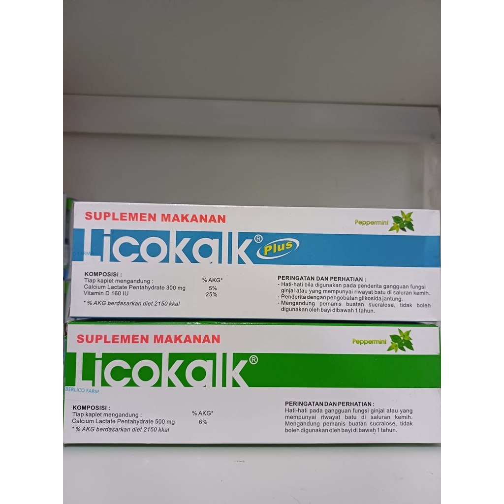 Licokalk / Licokalk Plus untuk membantu kebutuhan kalsium