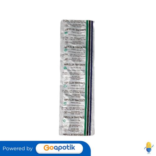 AMPICILLIN TRIHYDRATE NOVAPHARIN 500 MG STRIP 10 KAPLET