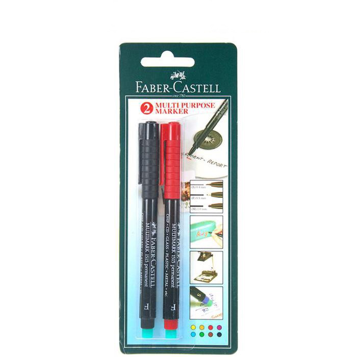 

SPIDOL FABER CASTELL 151483 MARKER F BLACK+RED