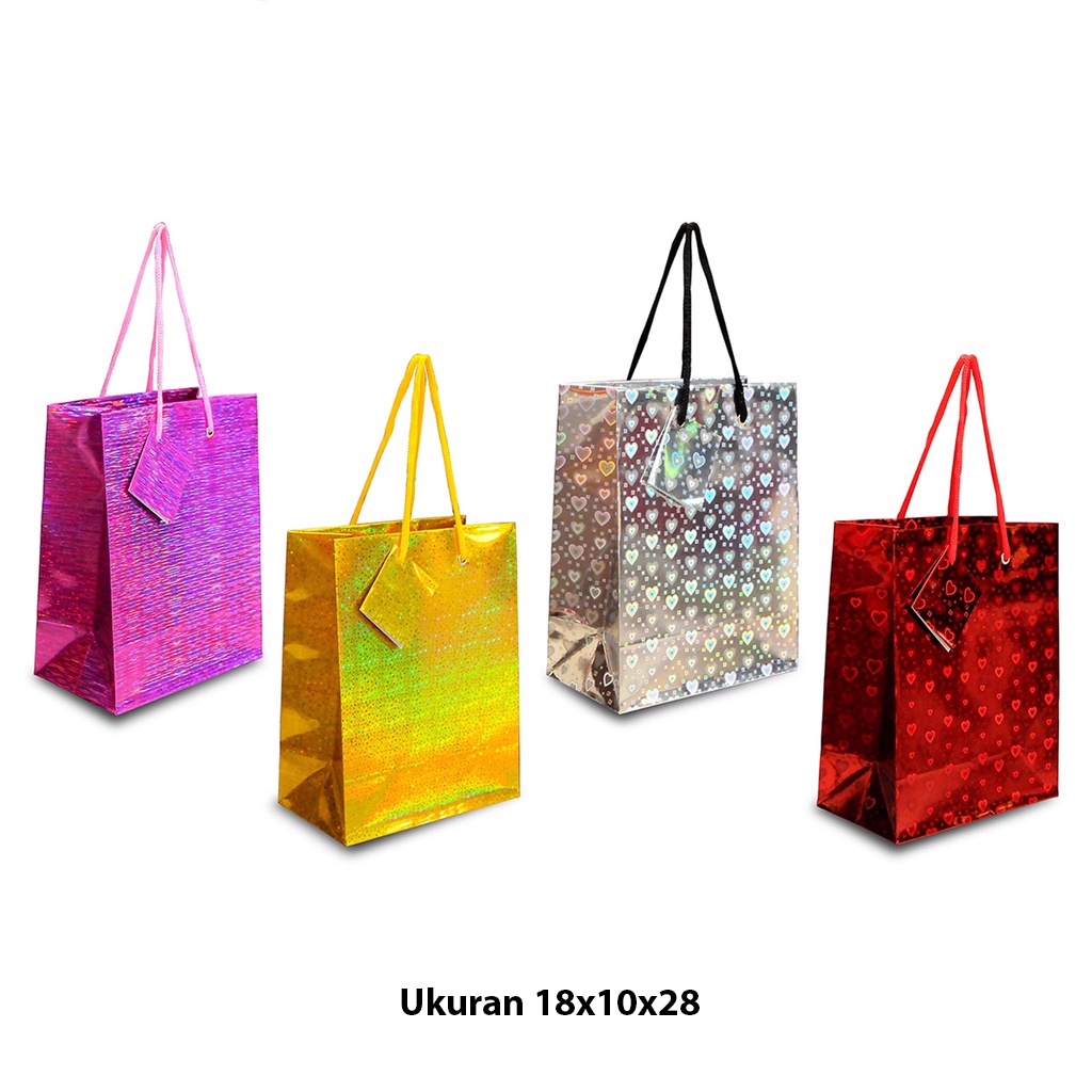 

KIKY TAS TALI B HOLOGRAM UKURAN 18X10X28
