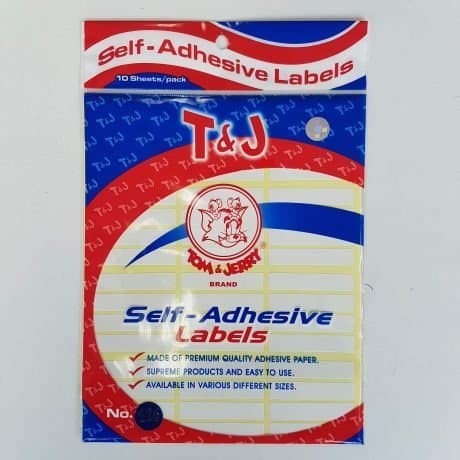 

LABEL STICKER T&J 126