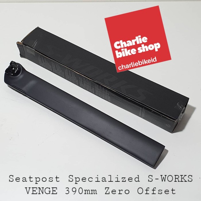 ✨Ori Seatpost Carbon Specialized S-Works Venge Zero Offset 390Mm Terbatas