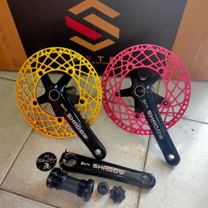 ✨Ori Crank Syte Shadow Ht2 58T Sepeda Lipat Bisa Gojek