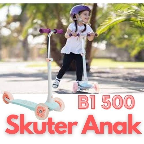 ✨Ori Skuter Anak Perempuan Usia 2-5 Tahun Roda 3 B1 500 Kids Scooter Oxelo Limited