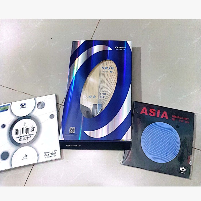 ✨New Ori Set Up Bat Yinhe 01 Pro Karet Mercury3 Asia Dan Karet Big Dipper Limited