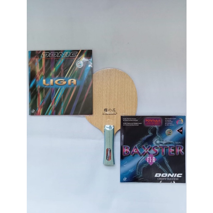 ✨New Ori Bet Pingpong Carbon Plus Karet Donic Dan Bintik Serang Set Terbatas