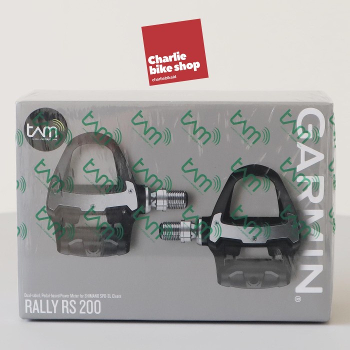 ✨Ori Garmin Pedal Rally Rs200 Dual-Sensing Power Meter - Garansi Resmi Tam Bisa Sameday