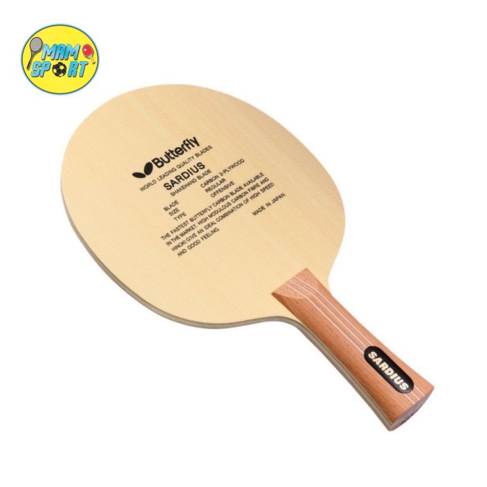 ✨New Ori Kayu Bet Bat Tenis Meja Pingpong Butterfly Sardius Diskon