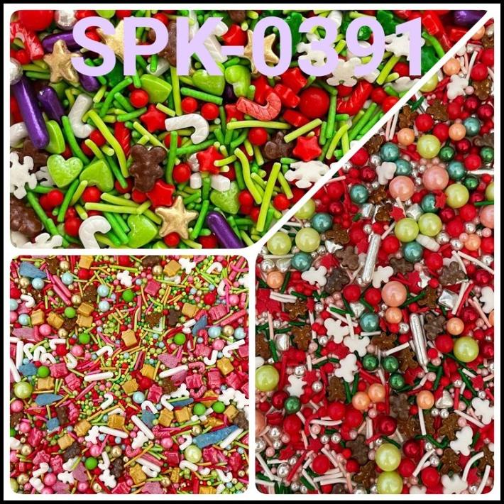 

HOT DEAL SPK-0391 SPRINKLE SPRINGKEL SPRINKLES 1KG MIX NATAL GINGERBREAD MAN !