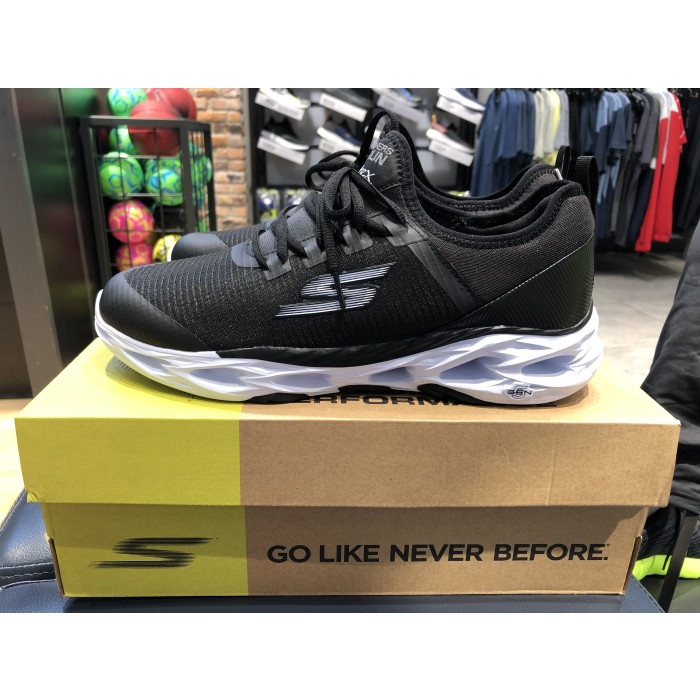 ✨New Sepatu Lari Running Skechers Go Run Vortex Storm Hitam Bisa Gojek