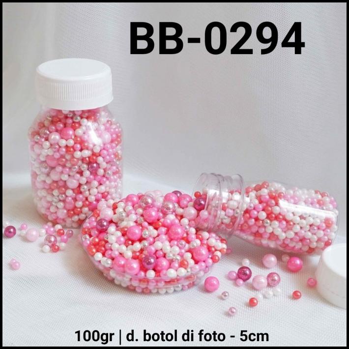 

HOT DEAL BB-0294 SPRINKLES SPRINKLE SPRINGKEL 100GR MUTIARA PINK PUTIH MERAH !!!