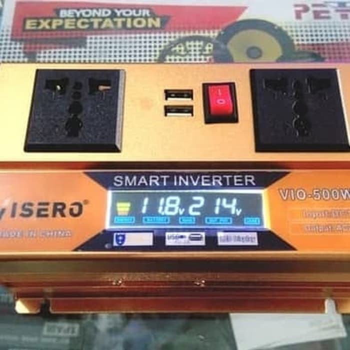 ✅Sale Smart Inverter 12V 500 Watt Visero Digital Display Lcd Vio-500W Gm Ori Terbatas