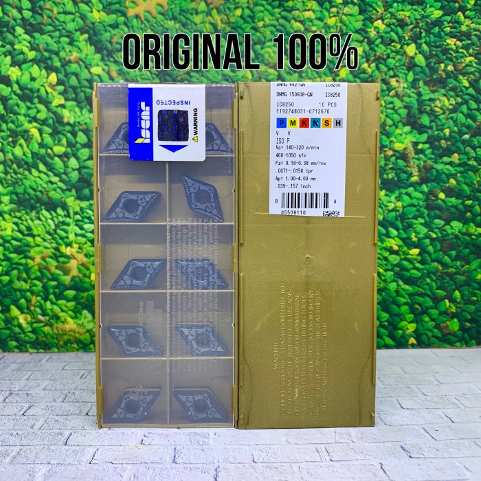 ✅Ready Insert Dnmg 150608 Ic8250 Original Iscar Baru Dnmg 15 06 08 Berkualitas