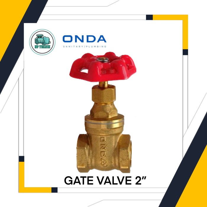 ✅New Ori Gate Valve 2 Inch Onda Original Terbaru