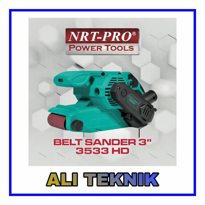 ✅New Ori Belt Sander Nrt 3533Hd Mesin Amplas Sabuk Model Planer - Mesin Sanding Diskon