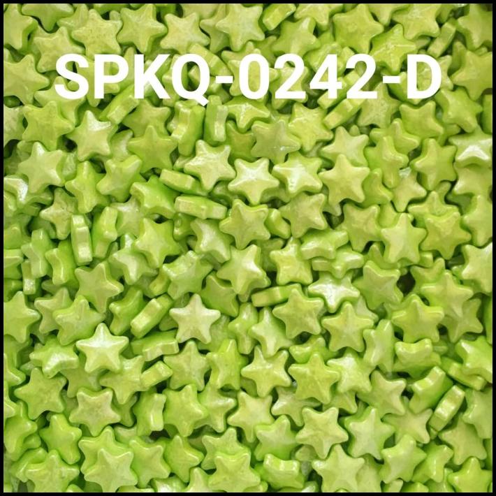 

HOT DEAL GR-SPKQ-0242 SPRINKLES SPRINKLE SPRINKEL 250GR BINTANG ORANGE MERAH !!!!!!