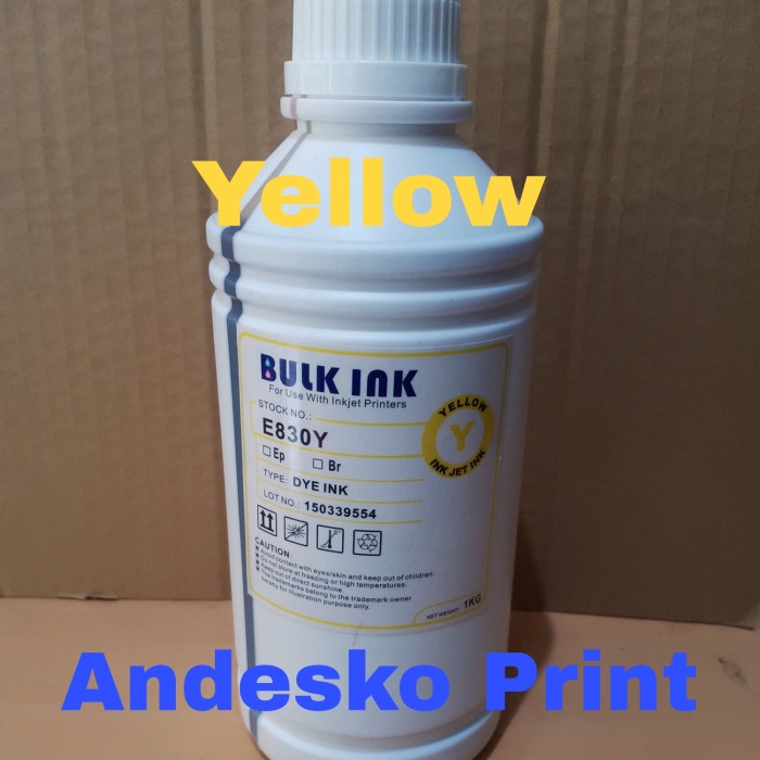 

Tinta Printer Isi Ulang Dye Literan Bulk Ink Best Quality