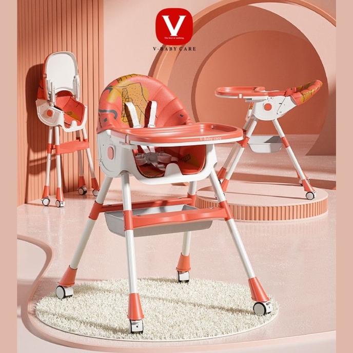 V-Baby Kursi Makan Untuk Baby Multifungsi / Vbaby G02 Lamm Foxyisland