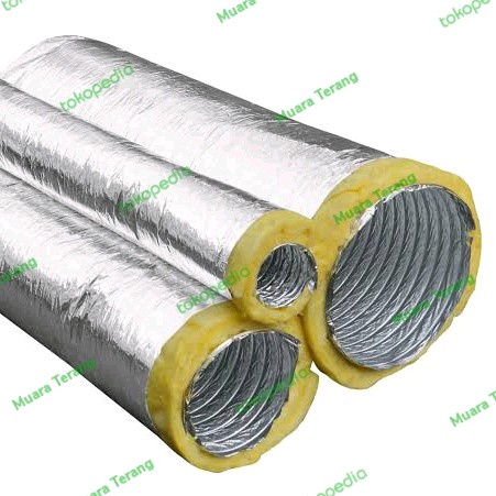 Flexible Ducting 8 In Isolasi /Pipa Ac /Flexible Ac Ducting 8 Inch