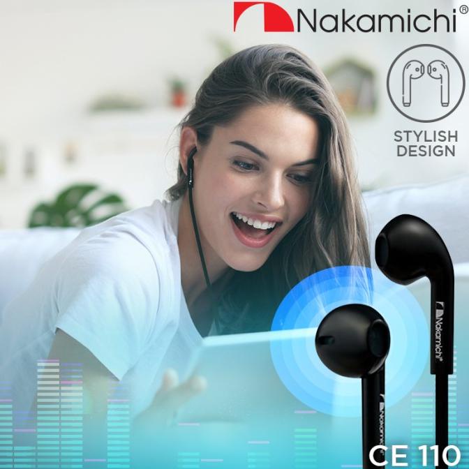 Nakamichi CE-110 In-Ear Earphone - BLACK